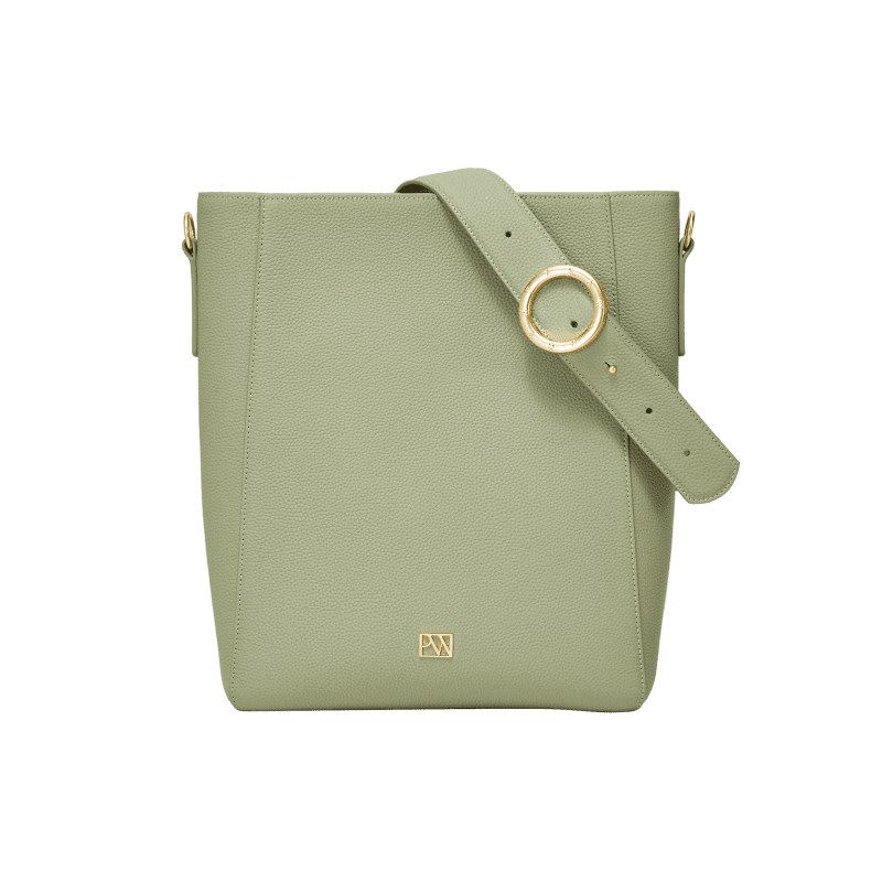 Allured Medium Tote Bag in Matcha | Parisa Wang