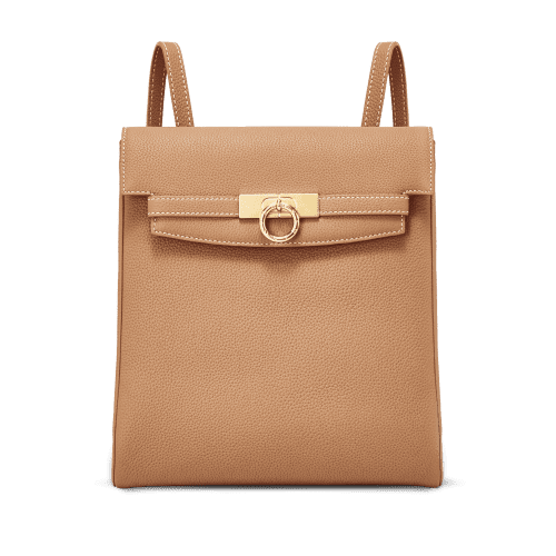 Unlocked Backpack in Cappuccino | Parisa Wang