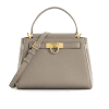 Madison Medium Top Handle Bag in Taupe | Parisa Wang