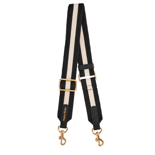 Webbing Shoulder Strap in Black | Parisa Wang 